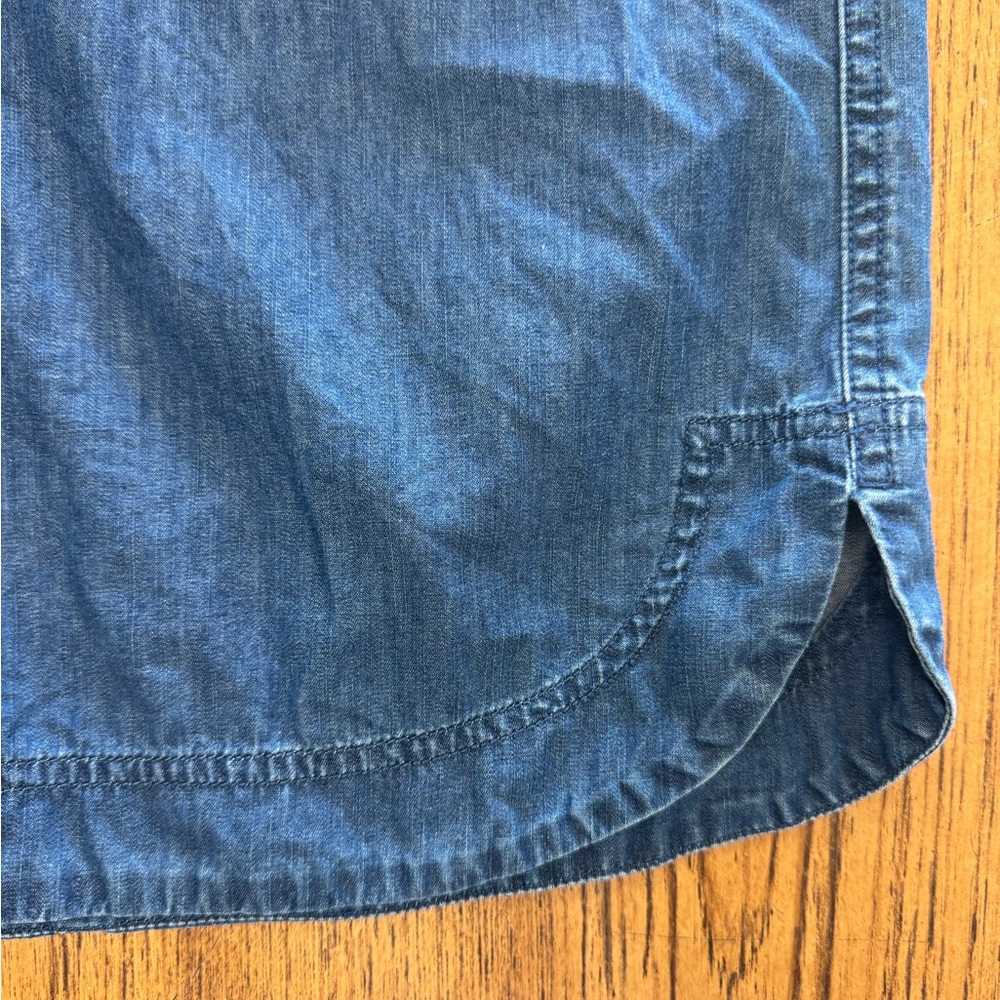 J.Crew Denim knee-length dress/tunic XS - Picture 7 of 10